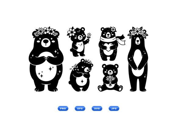 Floral Bear SVG Clipart Review