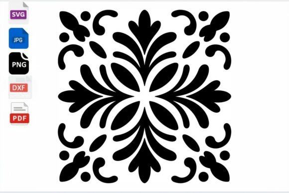 Floral Mandala SVG Cut File for Cricut